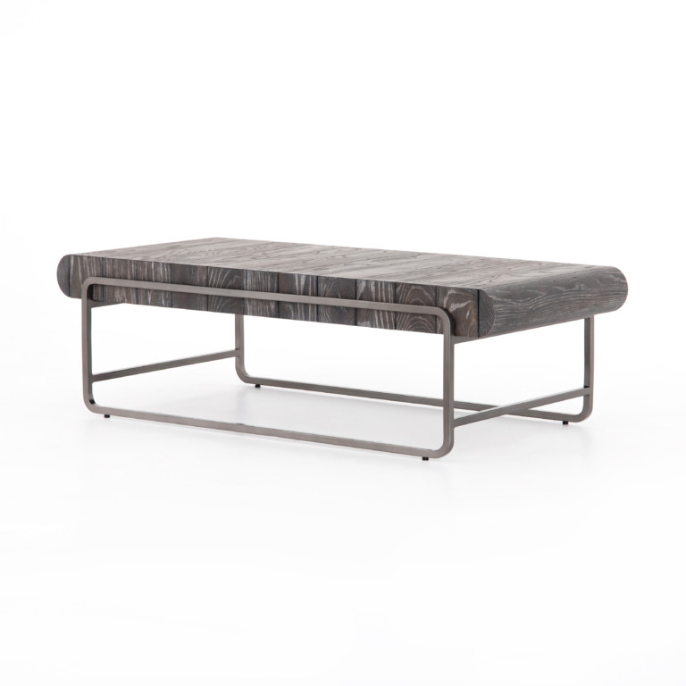 Sled Coffee Table-Drifted Brown