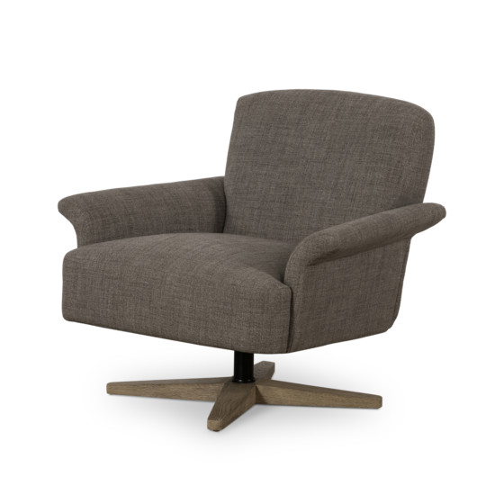 Zumi Swivel Chair-Highland Charcoal