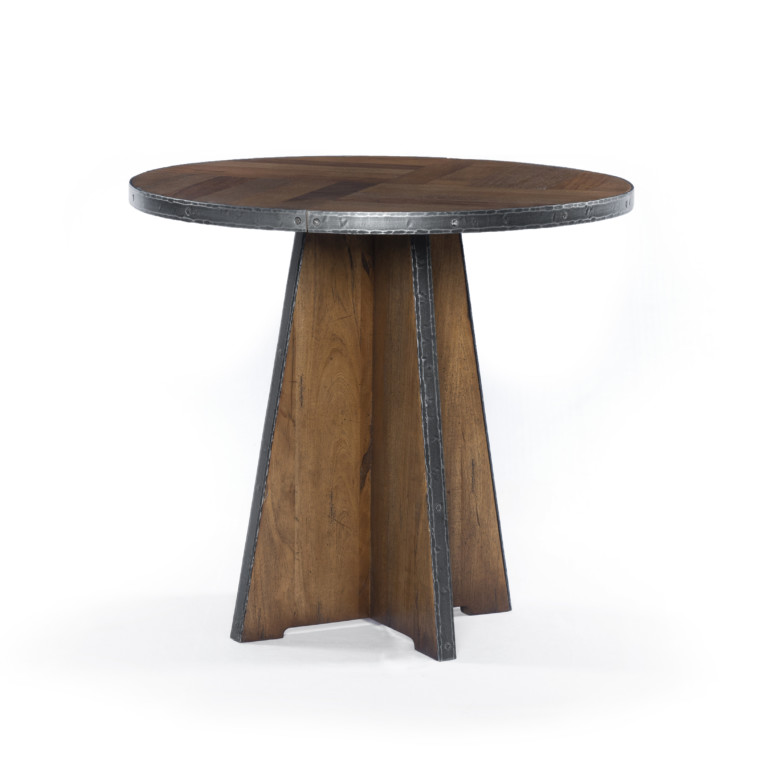 Haven End Table-Reclaimed Fruitwood