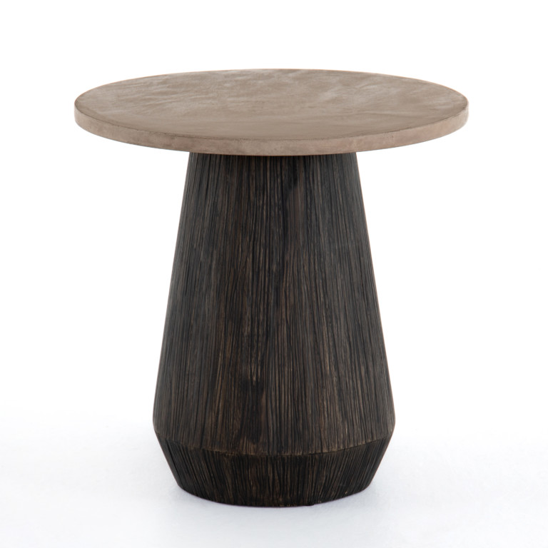 Darwin End Table-Taupe Concrete