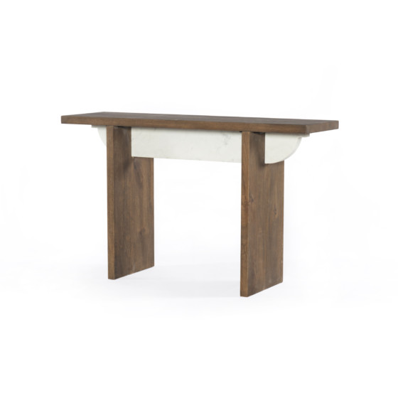 Rowland Console Table-Washed Dark Brown