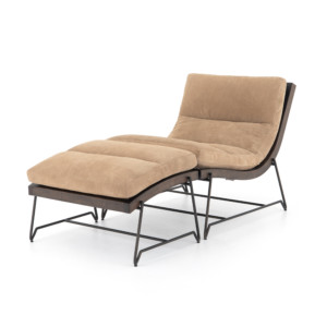 BEATRICE CHAIR + OTTOMAN