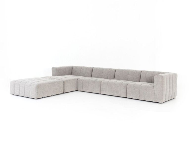 Langham Channeled 4-Pc Laf Sectional W/