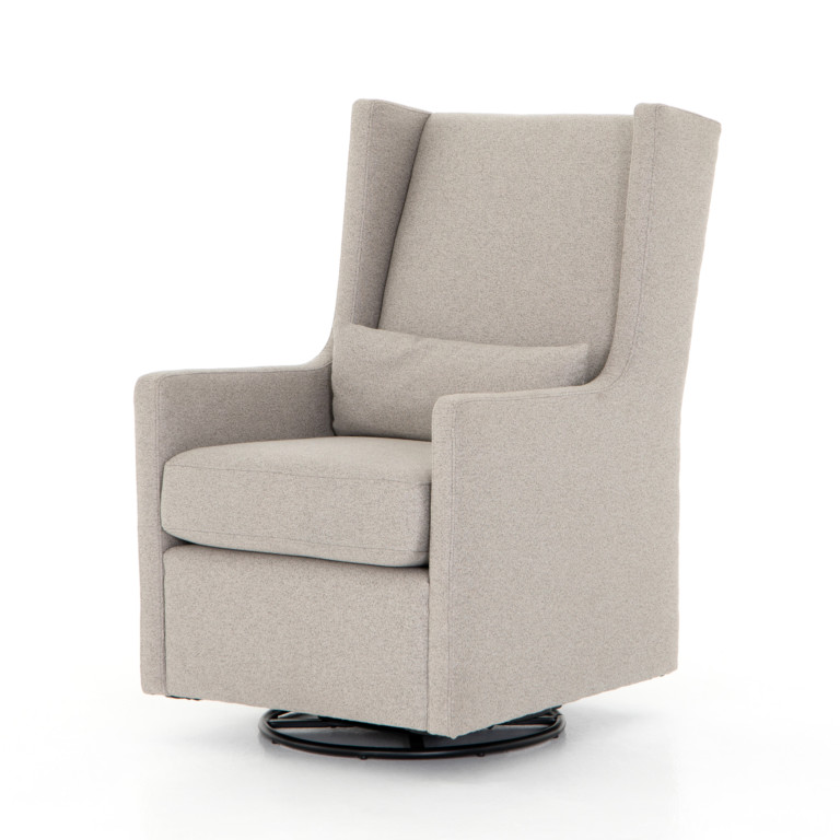 Stanton Glider Chair-Fedora Pewter