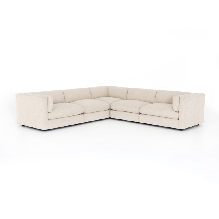Cosette 5 Piece Sectional-Irving Taupe