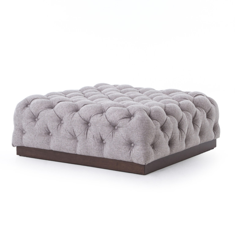 Plateau Cocktail Ottoman-Chess Pewter