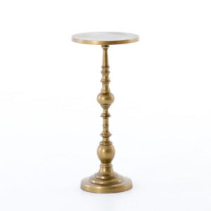 Calhoun End Table-Antique Brass