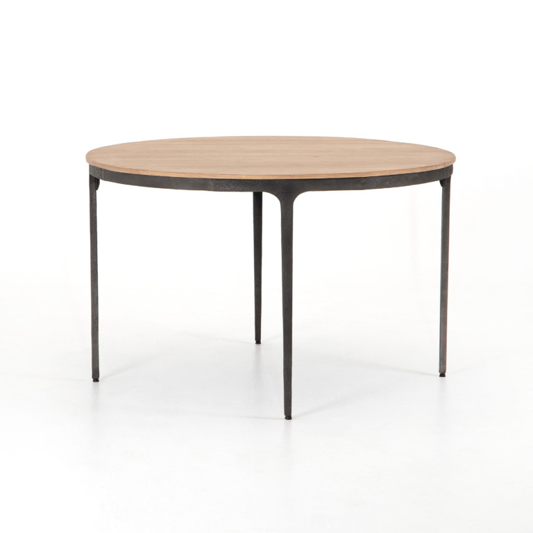 Clifton Round Dining Table-Light Brushed