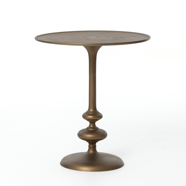 Marlow Matchstick Pedestal Table-Matte B