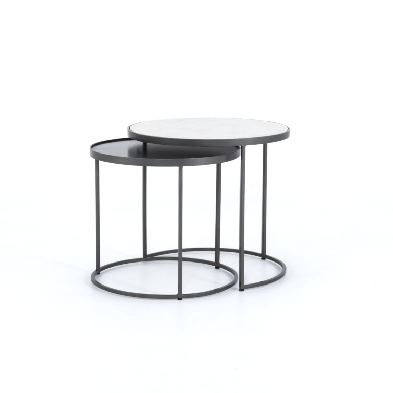 Evelyn Round Nesting End Table