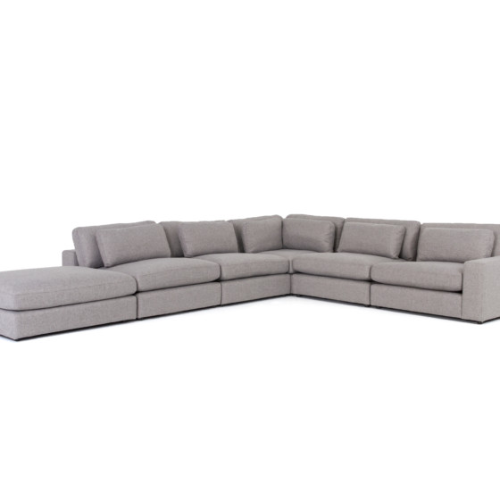 Bloor 5-Pc Raf Sectional W/ Ottoman-Ches