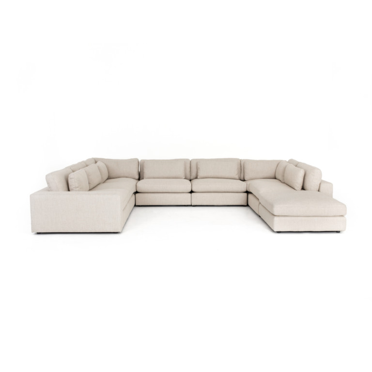 Bloor 7-Pc Sectional W/ Ottoman-Essence
